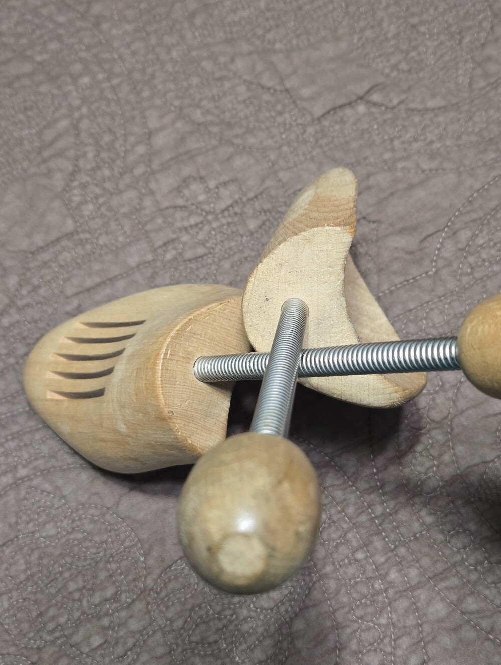 Vintage Nevco Wood Shoe Tree Shaper, West Germany, unisex 8-9